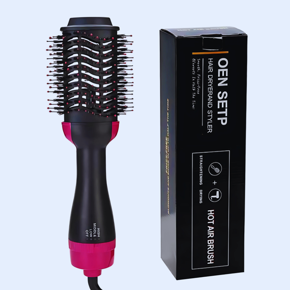 LISAPRO 3 IN 1 Hot Air Brush One-Step Hair Dryer And Volumizer Styler and Dryer Blow Dryer Brush Professional 1000W Hair Dryers