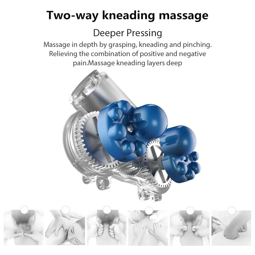 U Shaped Neck Massage Pillow Heating Vibration Kneading Electric Cervical Shoulder Massage - Image 6