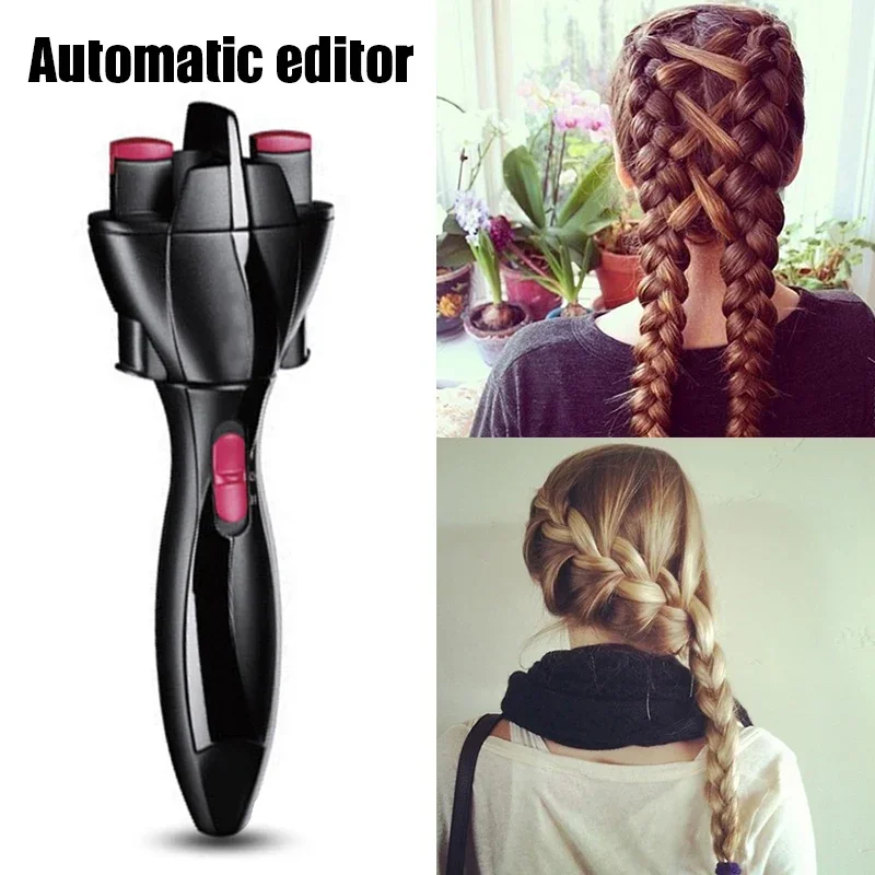 High Quality Automatic Hair Braider Hair Fast Styling Knotter Smart Electric Braid Machine Twist Braided Curling Tool - Image 3
