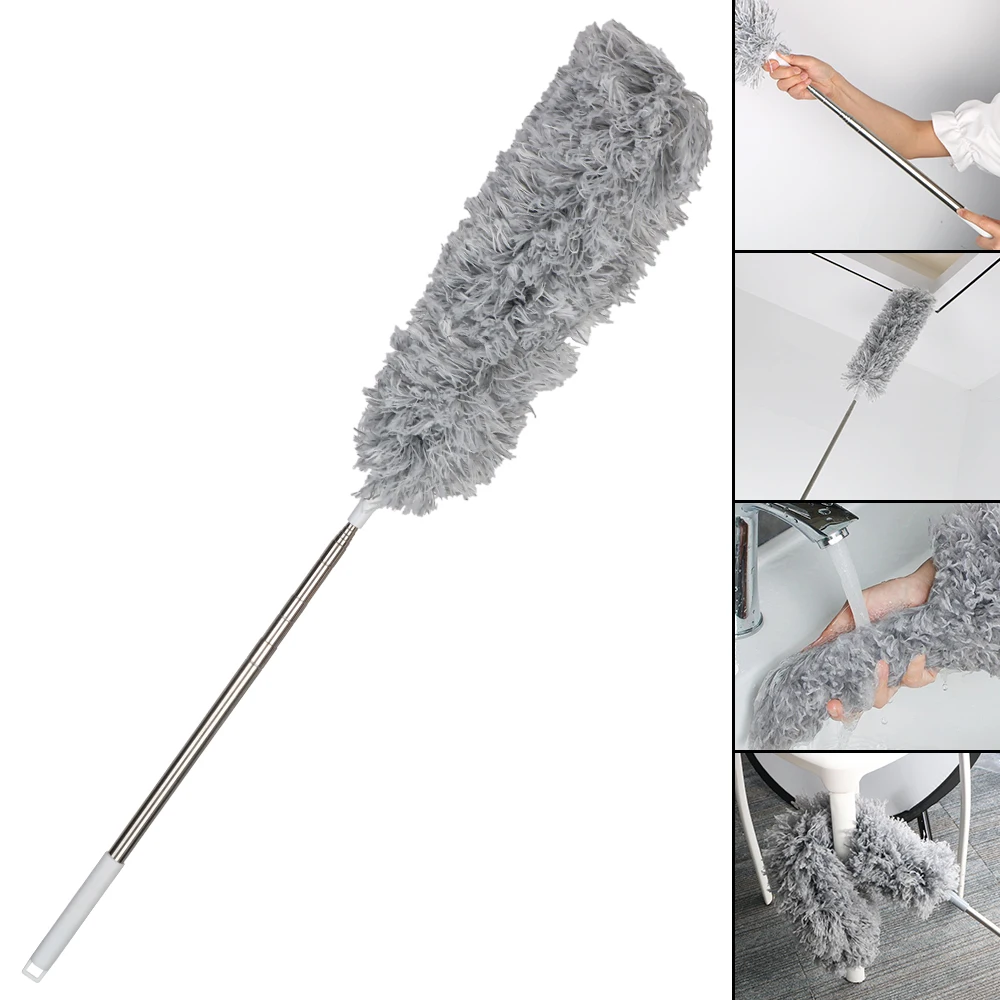Long Extendable Duster Cleaner Brush Dust Cleaner Bendable Dust Brush Household Cleaning Tools Gap Dust Removal Dusters